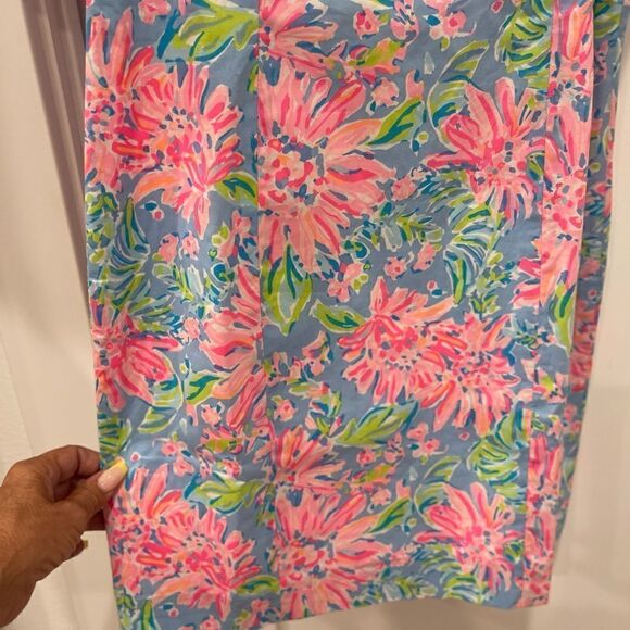 Lilly Pulitzer Roni Short Sleeve Stretch Mini Dress in Blue Peri.Size 0 - Picture 11 of 16
